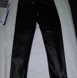 Black leggings, szL, EUC